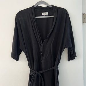 Velvet Linen Jumpsuit